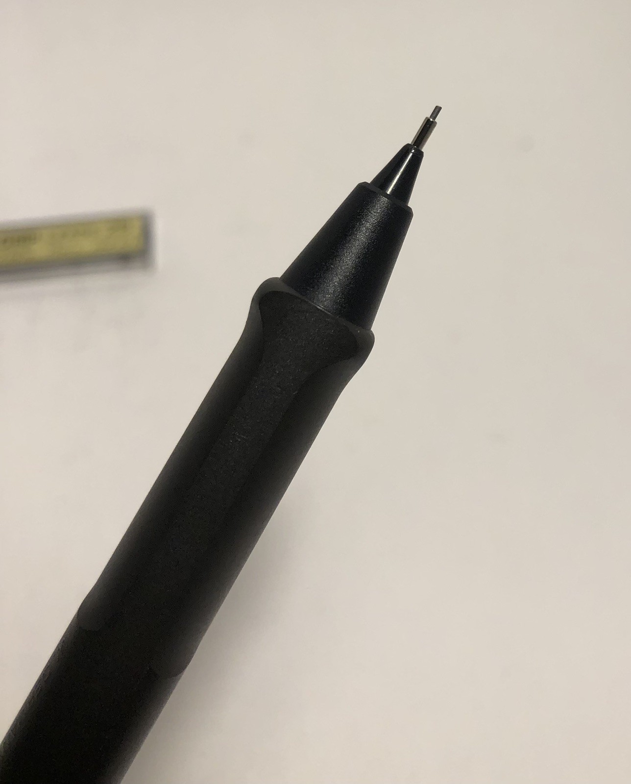 Vintage Lamy Safari Push Mechanism Pencil (0.5 mm) Gray Black clip W Germany