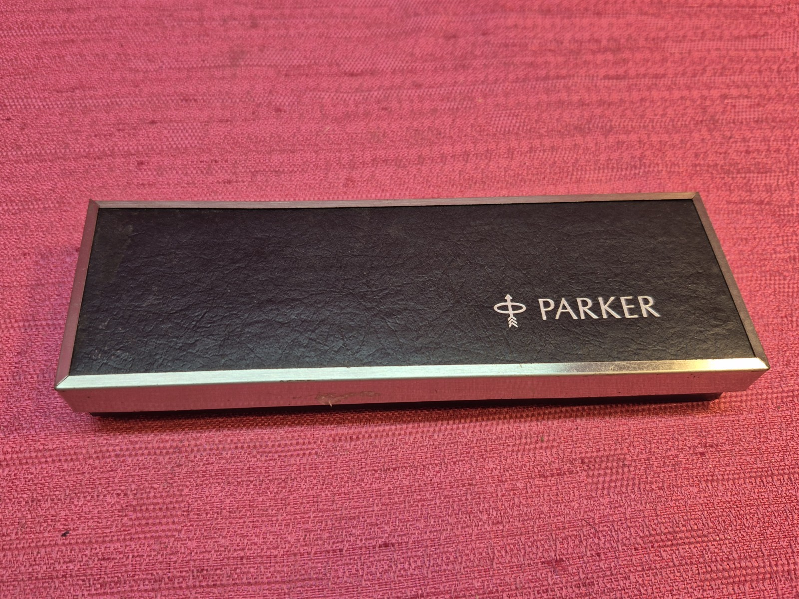 Vintage Parker Mechanical Pencil Stainless Steel Silver Tone With Box