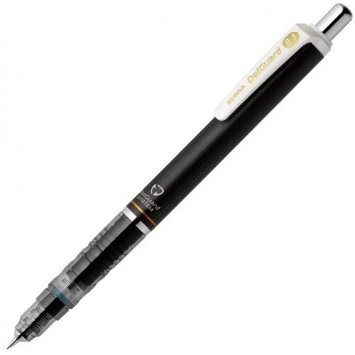 Zebra DelGuard 0.3 mm Mechanical Pencil (Black) “Unbreakable!”