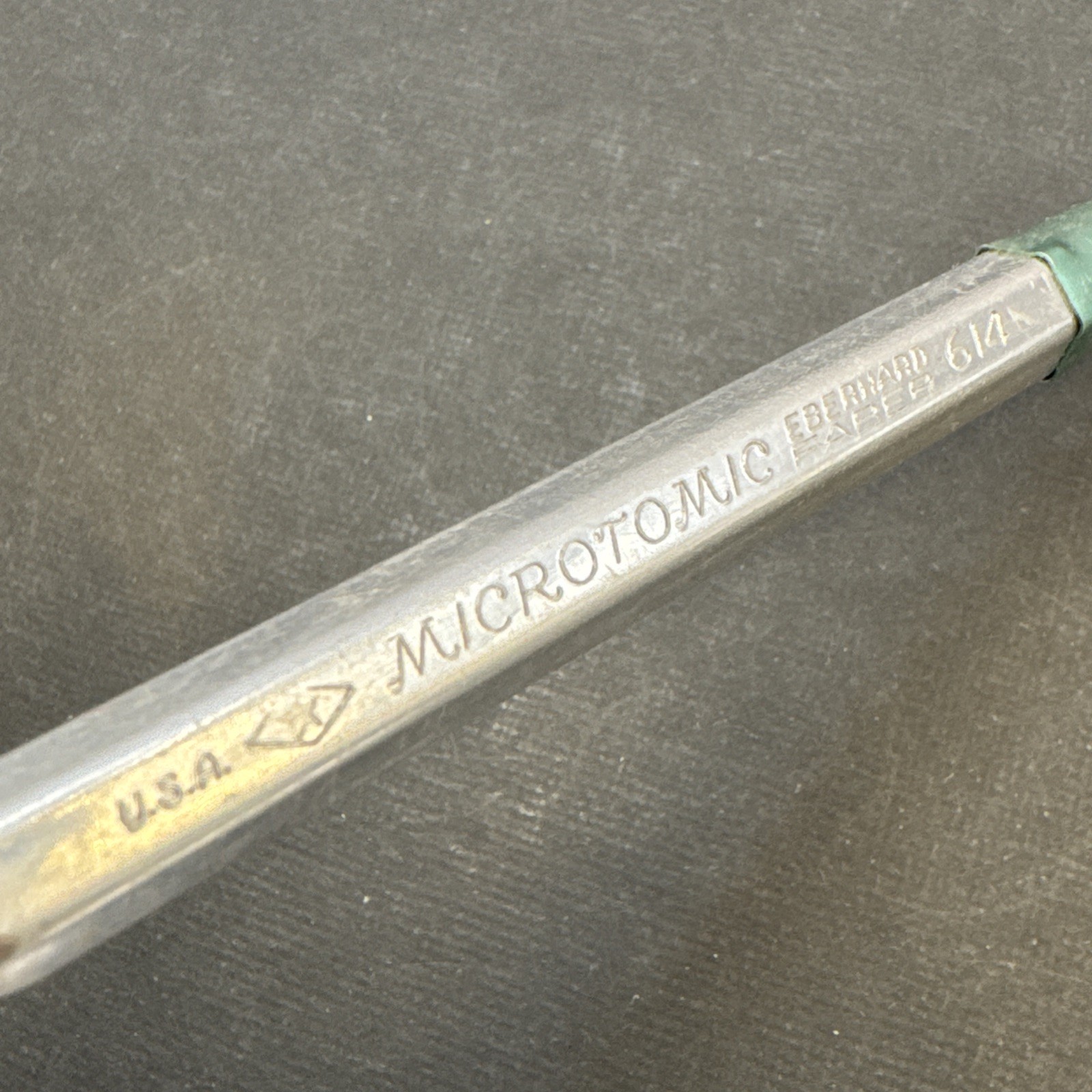 Vintage Eberhard Faber Microtomic 614 Mechanical Pencil Aluminum USA Rare 70’s