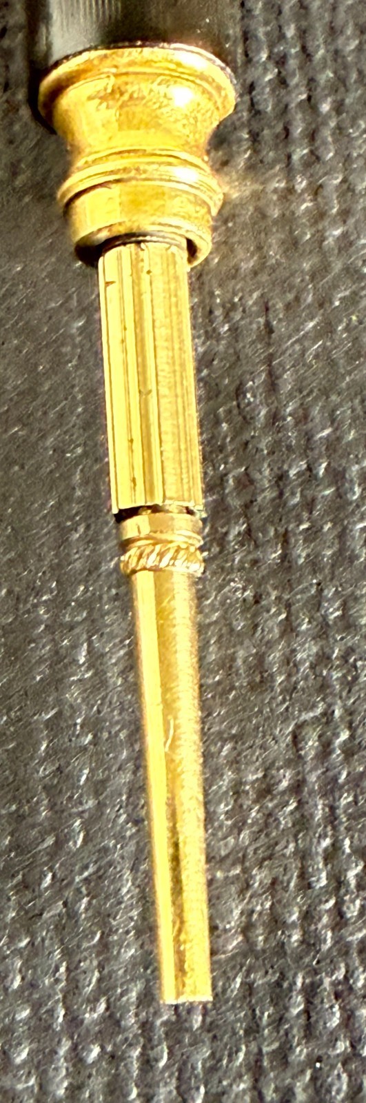 Antique Victorian William S Hicks Telescopic Magic Pencil 1871 Patent Gold BHR