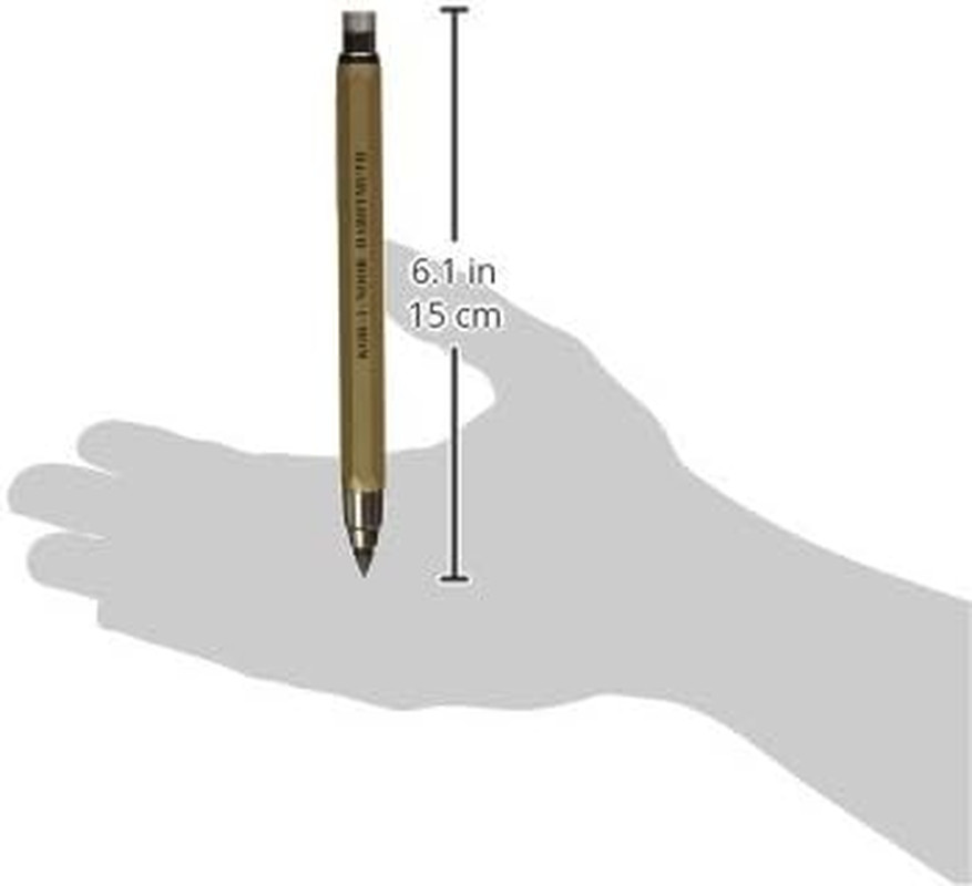 5.6Mm Diameter Mechanical Clutch Lead Holder Pencil – Gold