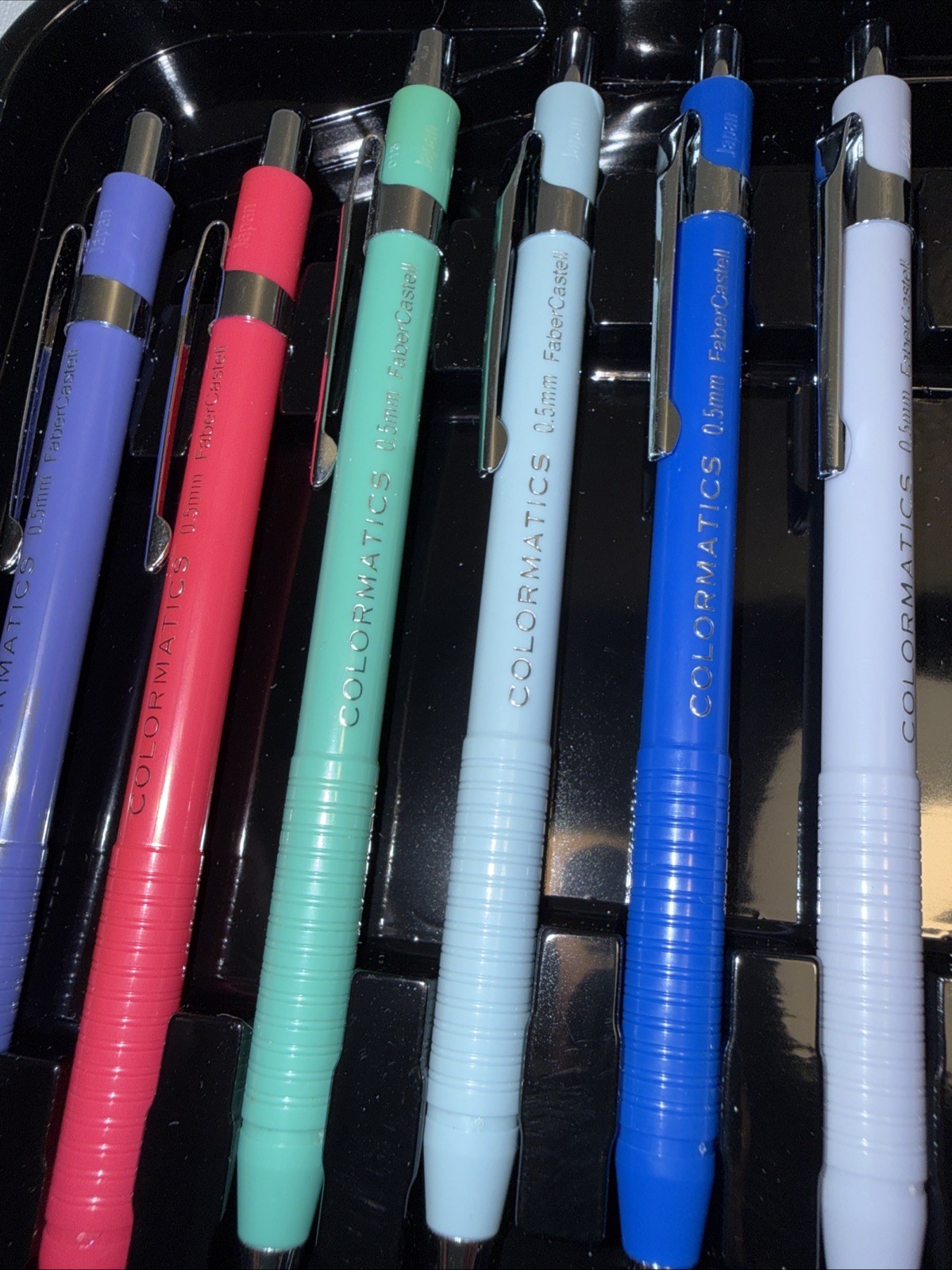 Vintage FABER CASTELL Colormatics 0.5mm MECHANICAL PENCIL Lot 8 Open Pack New