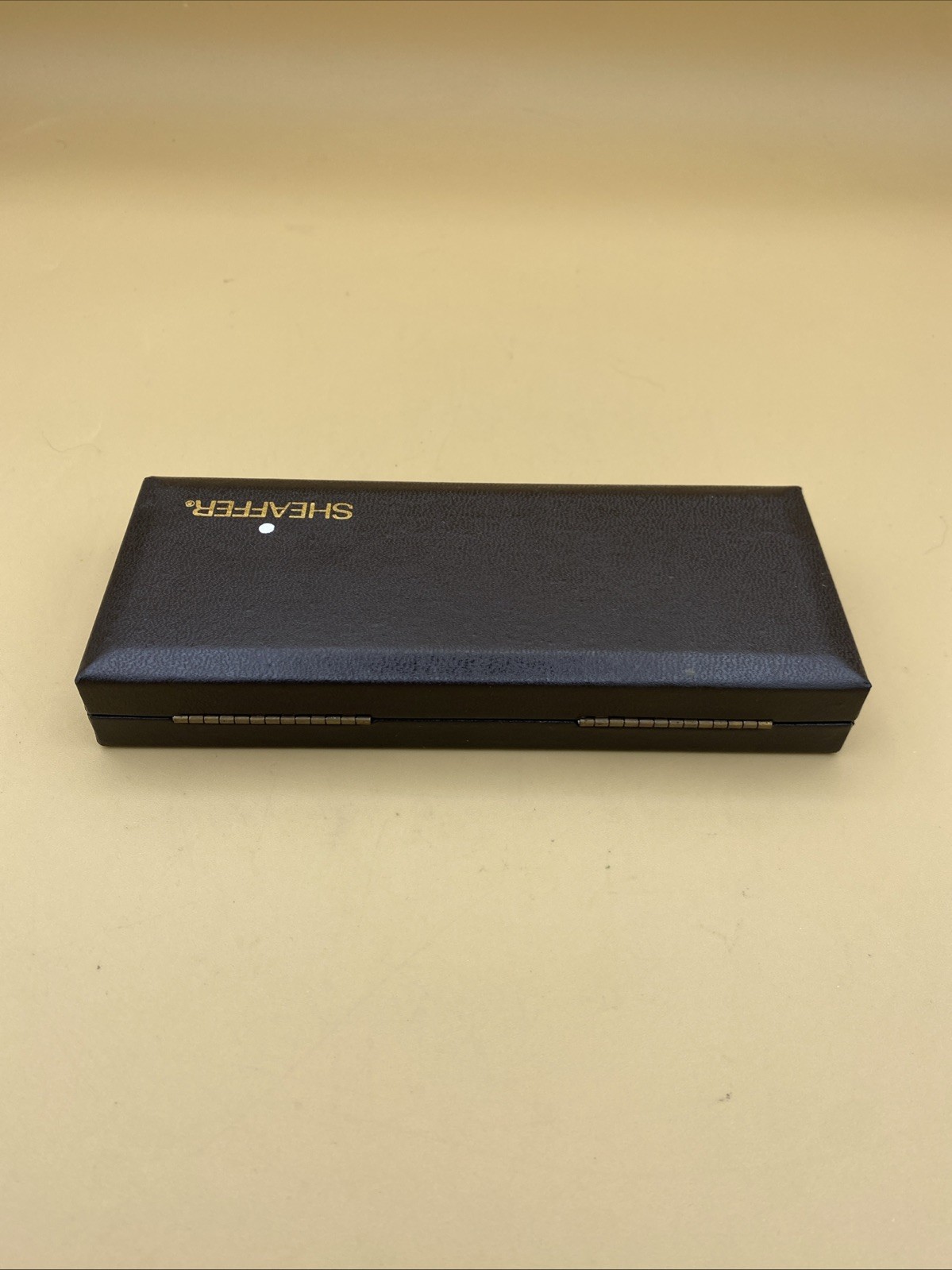 Vtg Sheaffer Gold Electroplated White Dot Mechanical Pencil Fluted wth Box