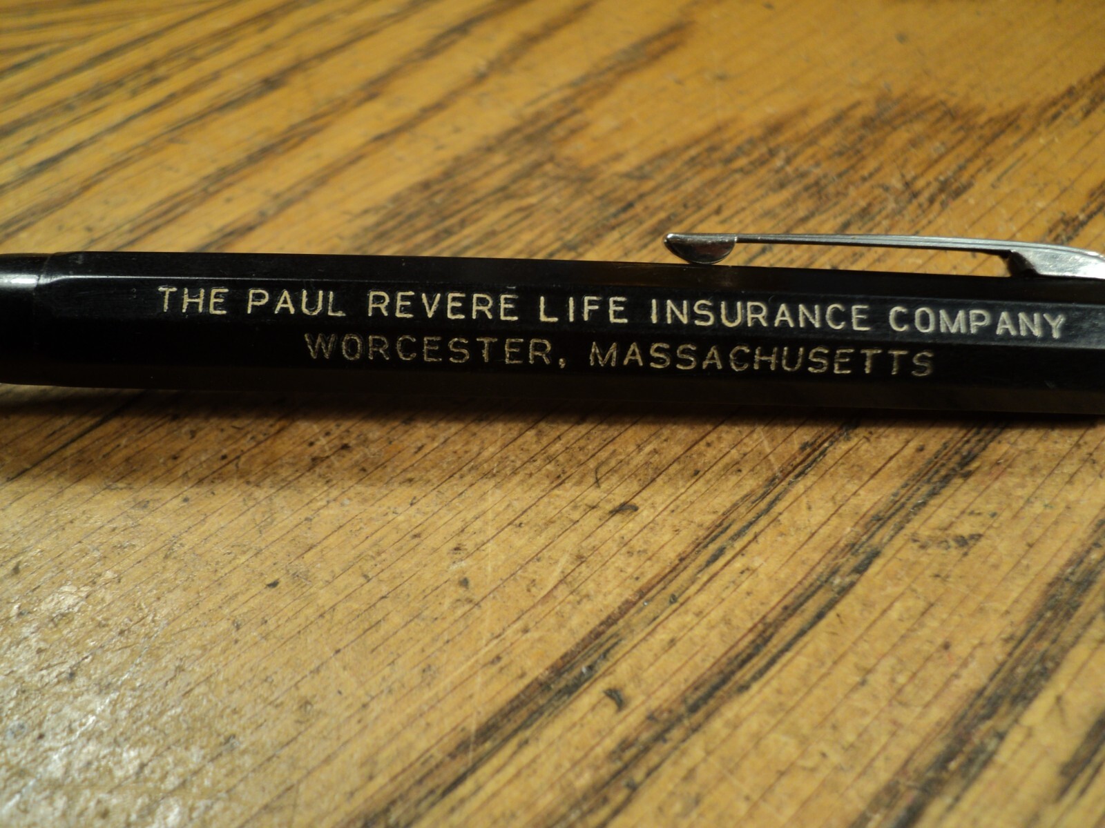 Vintage Autopoint Mechanical Pencil Paul Revere Life Insurance Worcester MA B