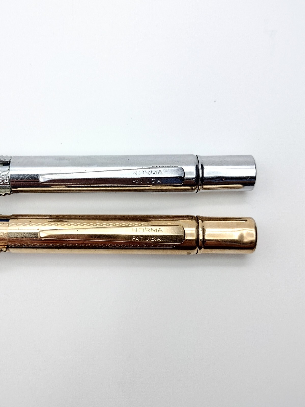 Vintage Norma 10K Rolled Gold & Silver Tone 4 Color Mechanical Pencil