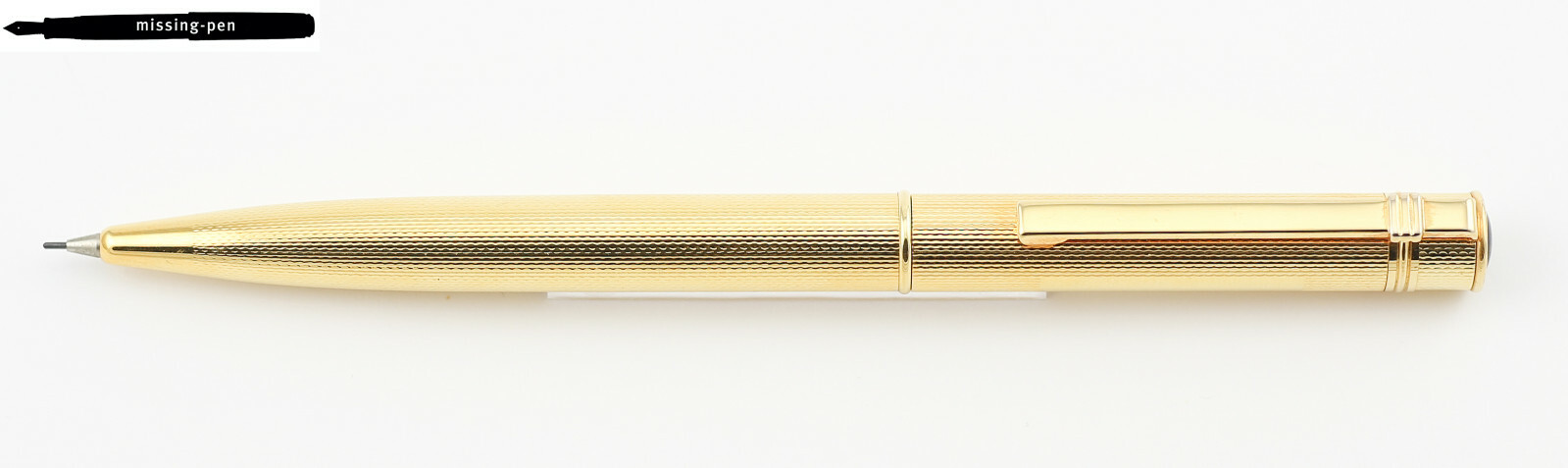 Older Diplomat Attache Twist Pencil (0.5 mm) in Gold Plated Finish / W.-Germany
