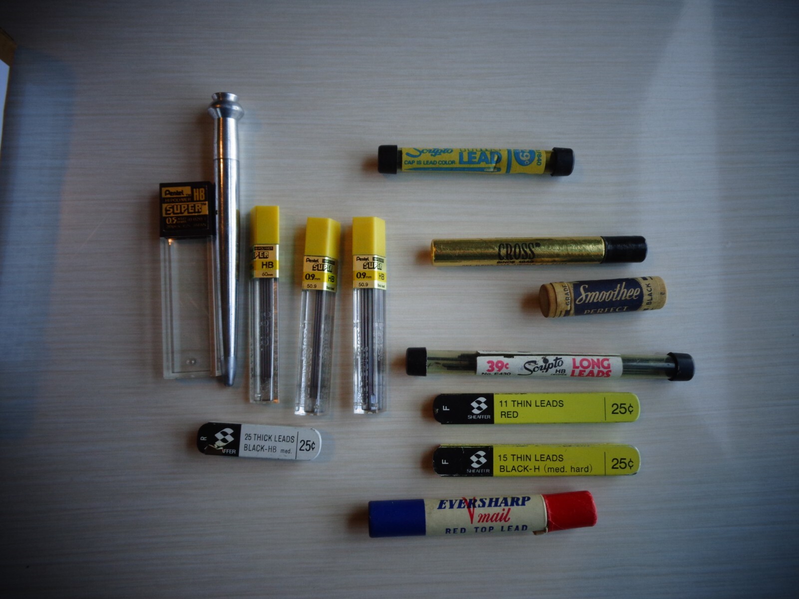 Mixed Lot Lead Refills for Mechanical/Regular Lead pencils Cross Scripto Pentel