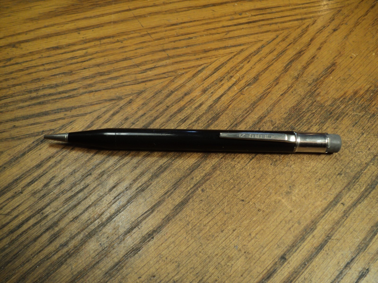 Vintage Autopoint Mechanical Pencil Black Body & Tip 5-11/16″ Long