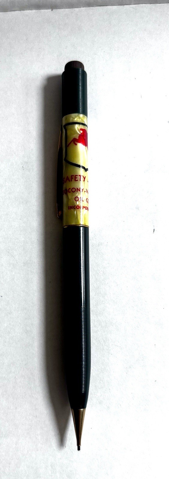 Vintage Safety Oil CO. Sheaffer Pearl + Forest Green Mechanical Pencil