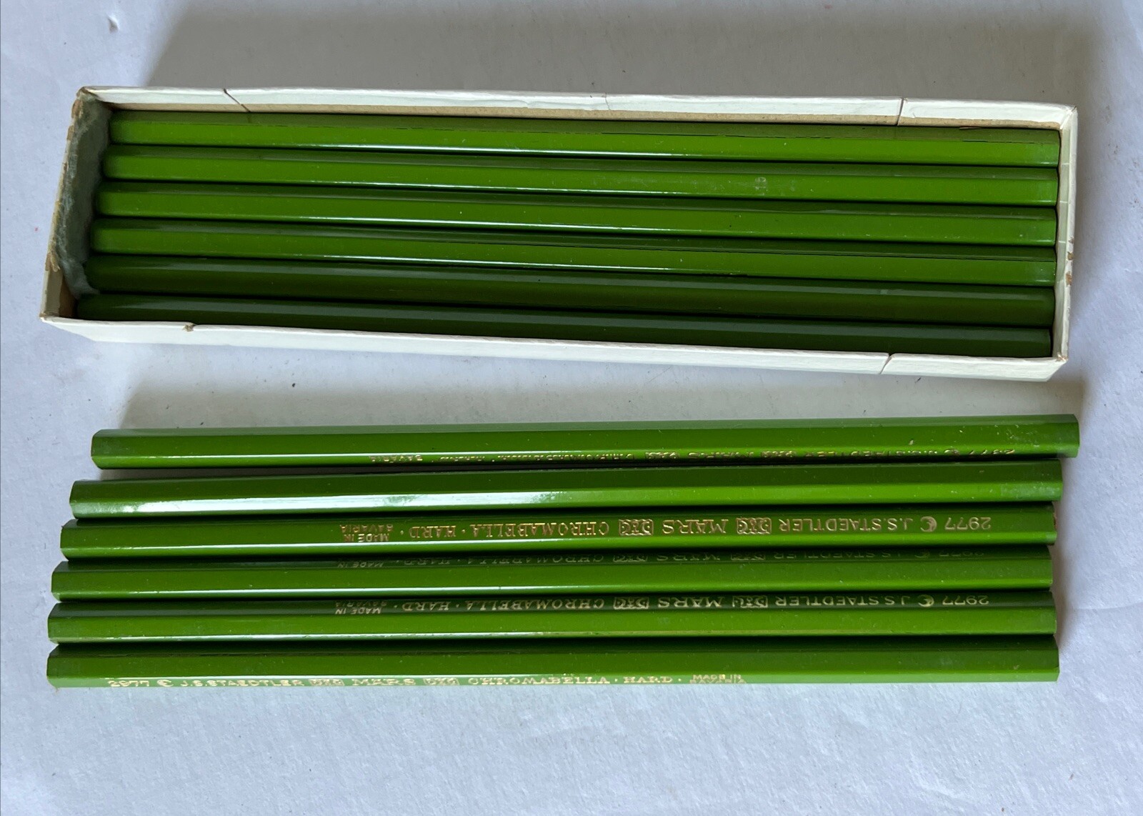 Vintage Mars Chroma Bella J.S. Staedtler NOS 12pk Sleeve USA