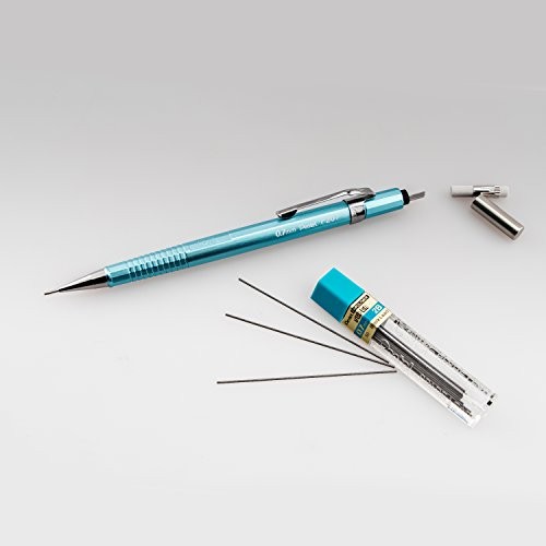 Pentel Sharp Mechanical Pencil (0.7mm) Metallic Barrels, Assorted Colors