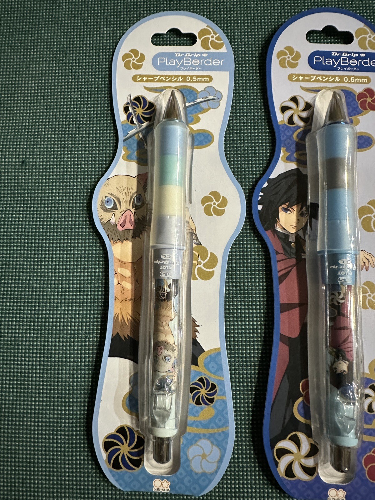 Pilot Dr.Grip Playborder 0.5mm Set Of 4 demon slayer Kimetsunoyaiba