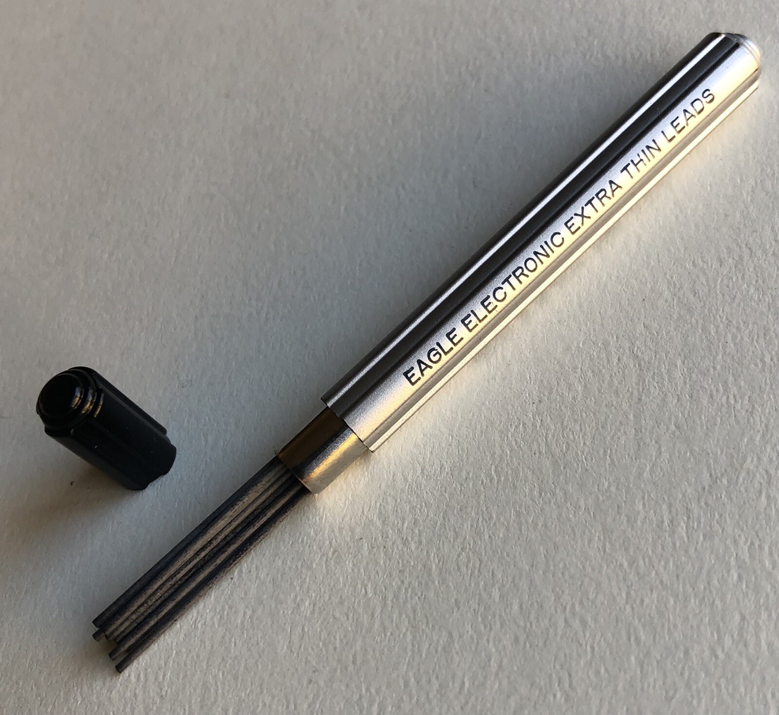 Vintage EAGLE ELECTRONIC B BLACK .9mm Mechanical Pencil Leads NOS Pack Of 12 USA