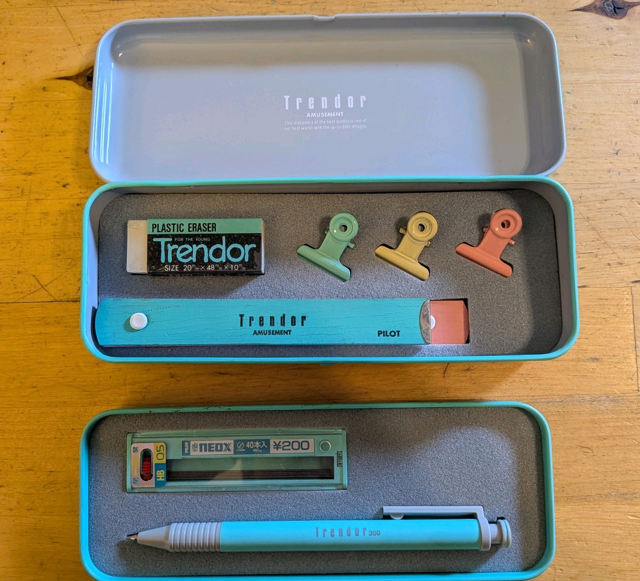 Pilot Trendor 300 Mechanical Pencil Set W/ Case – Vintage 80s/90s – Japan