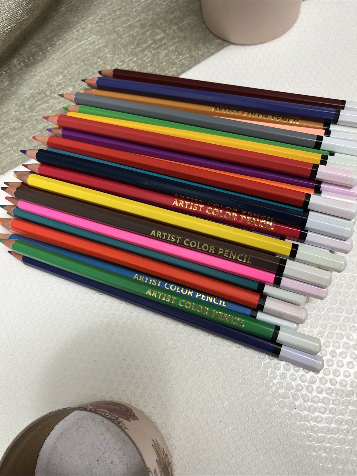 48 Count Colored Pencils Set, Oil Art for Adult Raja