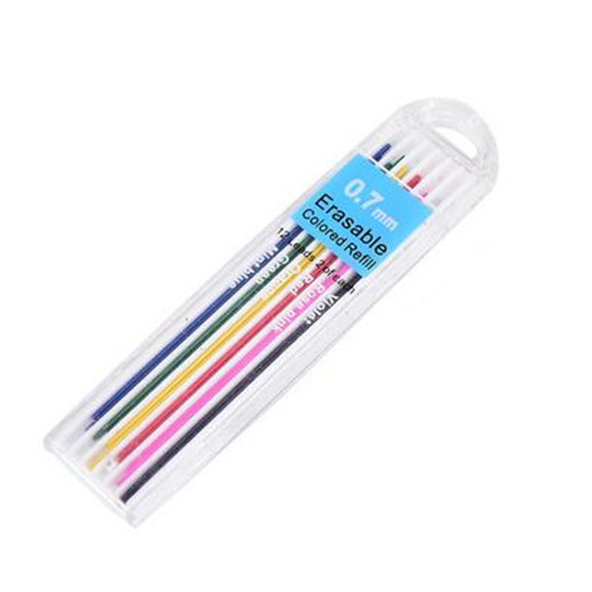 6 Boxes Automatic Mechanical Pencil Refill 6Color Lead School Stationery 0.7mm