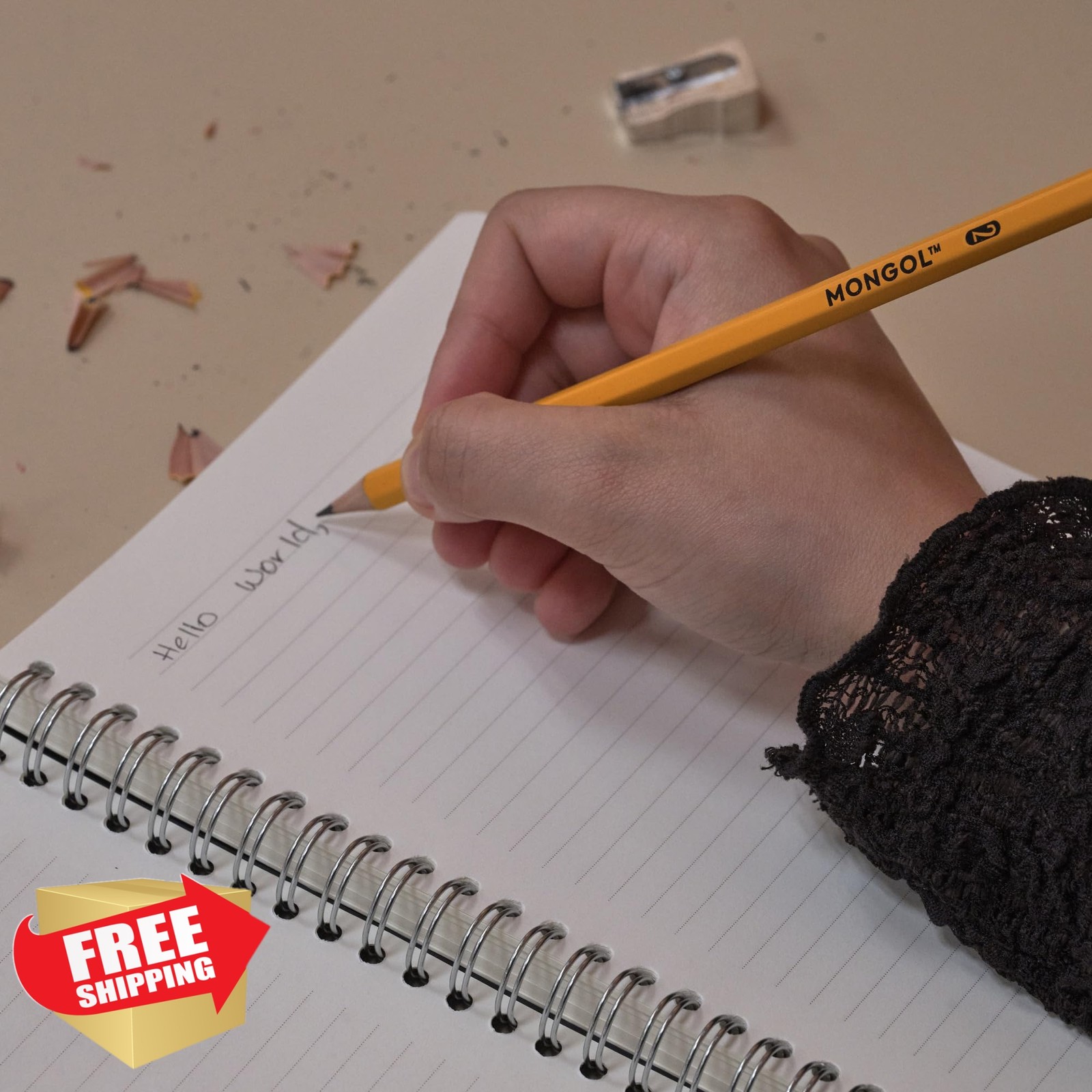 Mongol Pencil #2 144-Pack Pre-sharpened