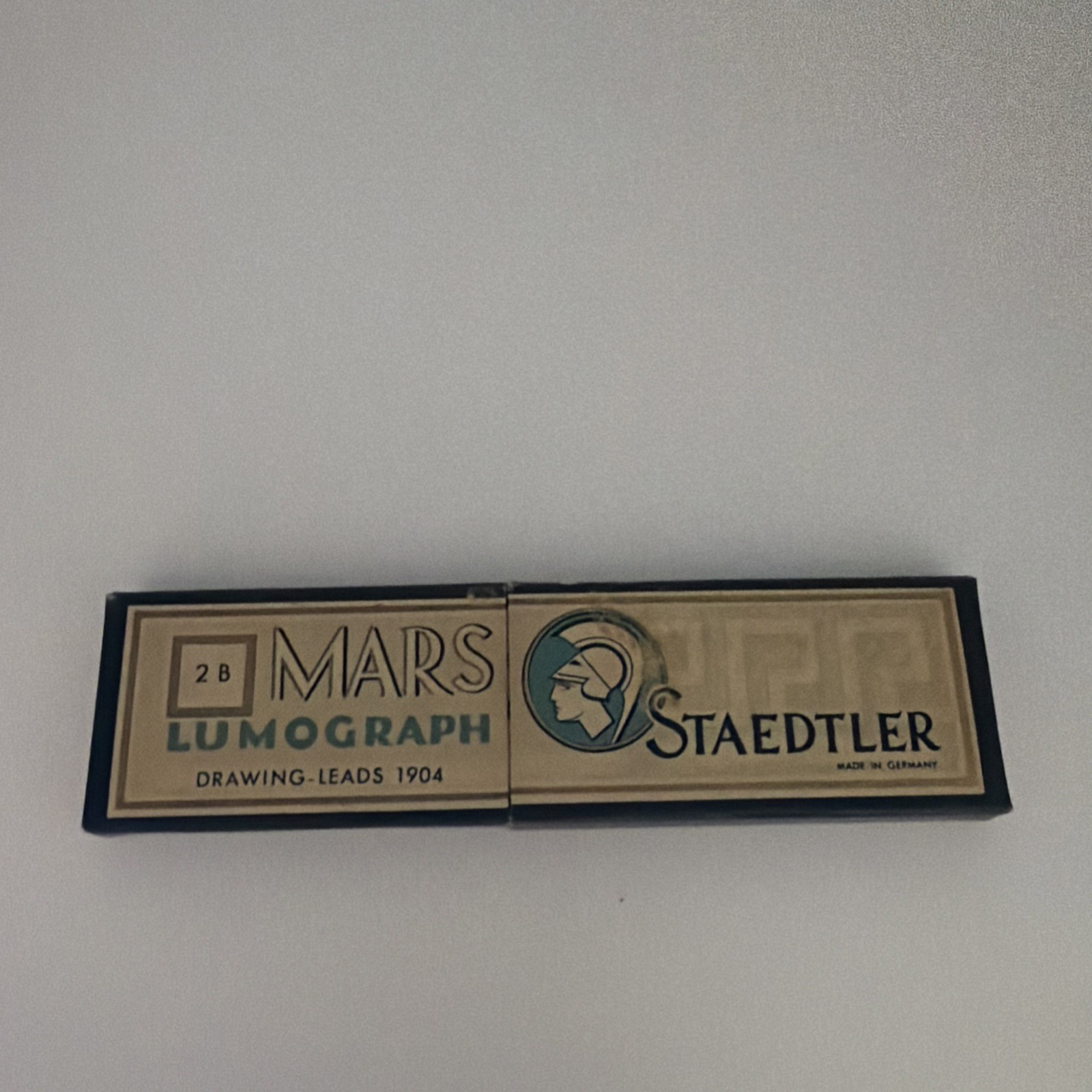 Vintage Box of Mars Lumograph Staedtler Drawing Leads No. 1904-2B Nice