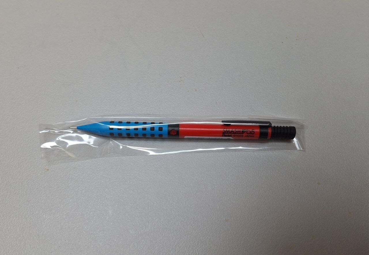 SMASH Pentel Mechanical Pencil 0.5mm Red-Blue Limited Edition Q1005 Drafting pen