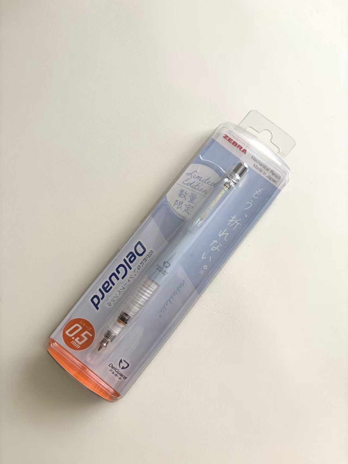 ZEBRA DelGuard 0.5mm Mechanical Pencil Soft Pastel Series 6 Colors Set Limited