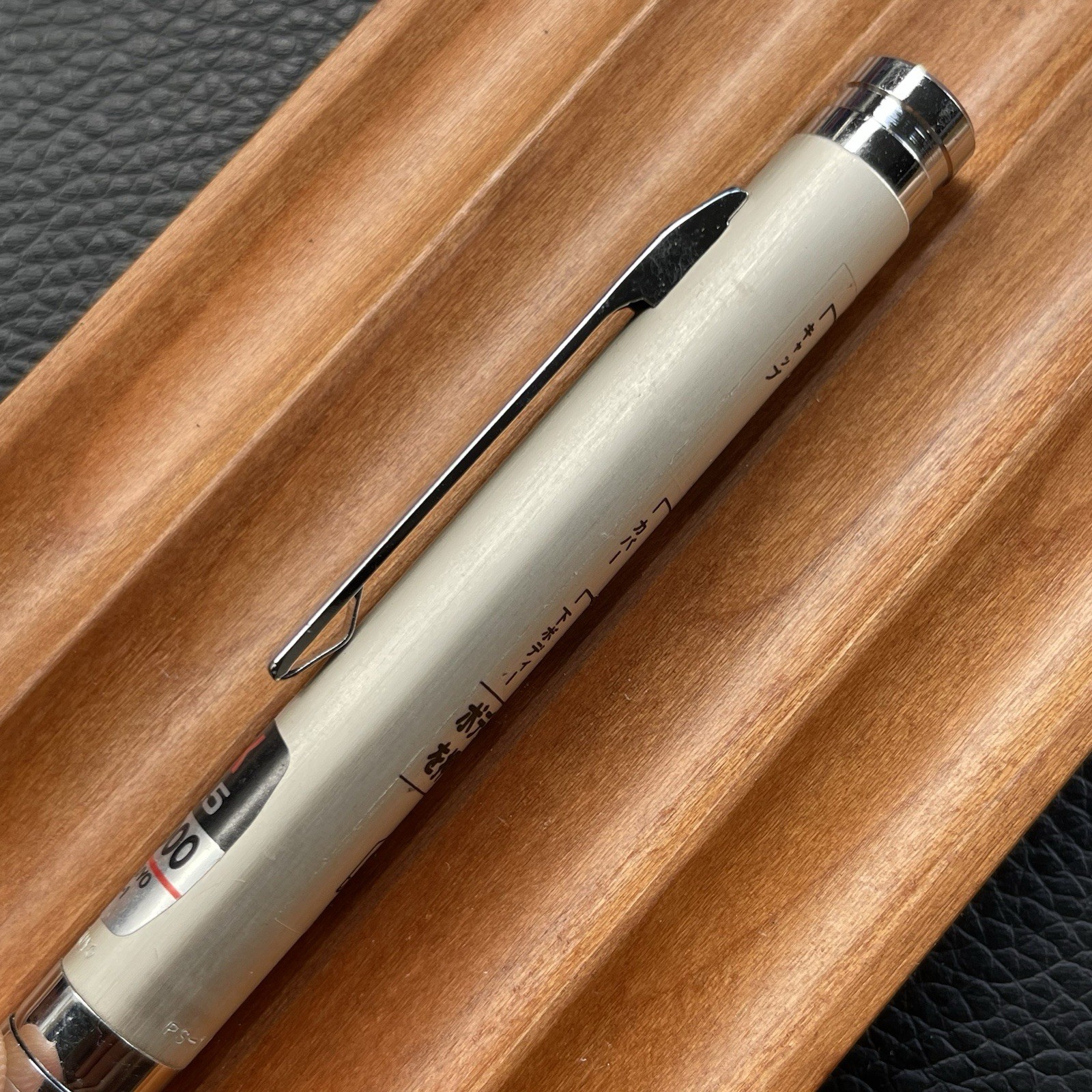 Kokuyo Mechanical Pencil PS-1 Body Knock Brushed Barrel 0.5 mm Made in Japan