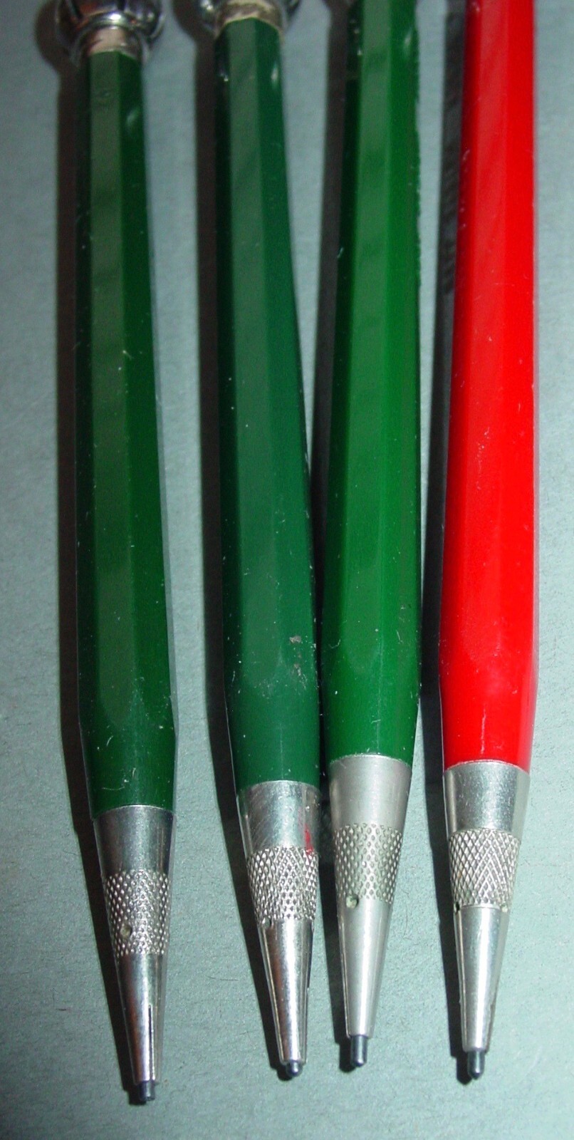 4 Vintage Bell Systems Autopoint Phone Dialer Mechanical Pencils Mixed Lot USA