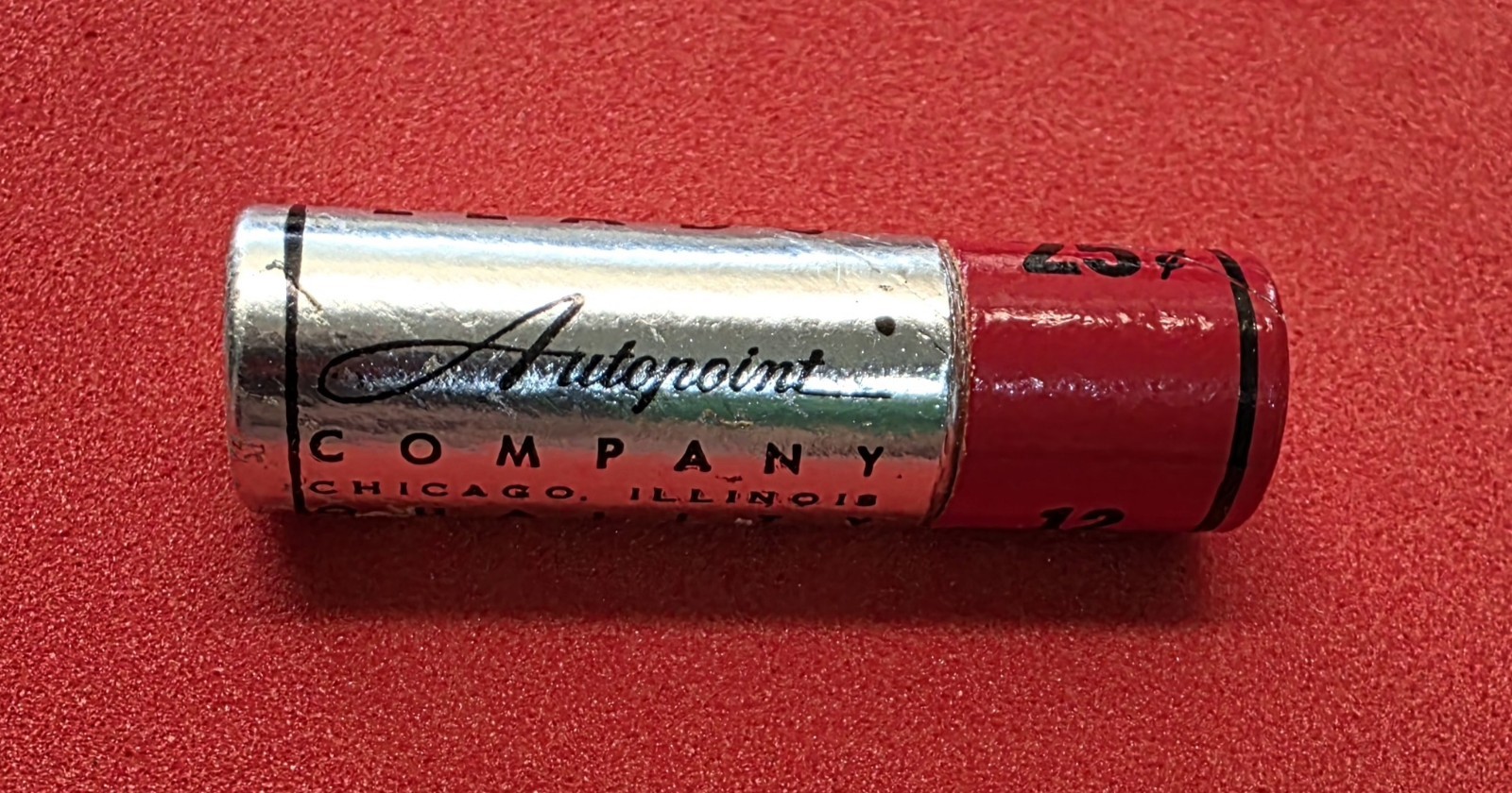 VINTAGE AUTOPOINT RED PENCIL LEAD NO. 338N STANDARD 1.1 MM (OR) 0.46″