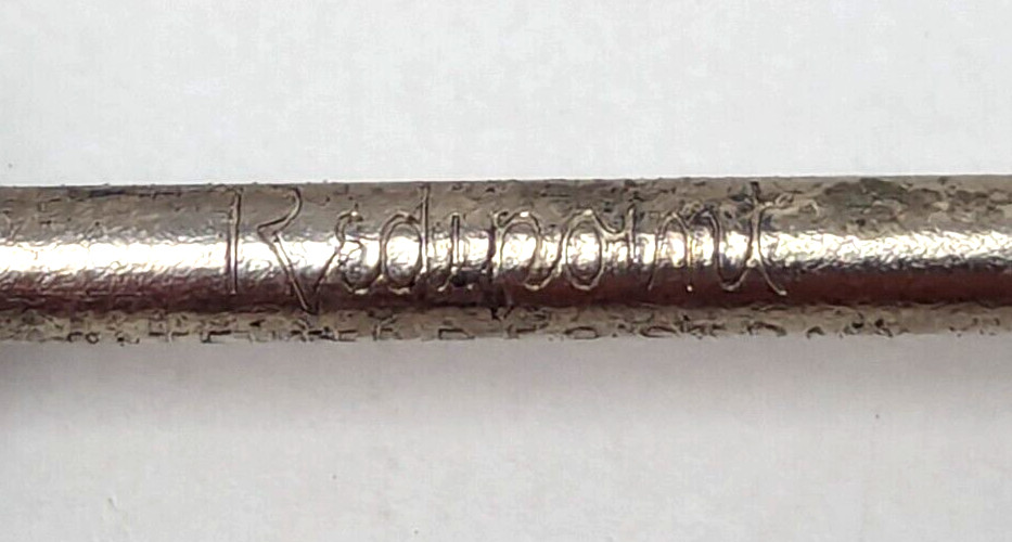 Vintage B&B St Paul Redipoint Black & Red Mottled Twist Mechanical Pencil M24