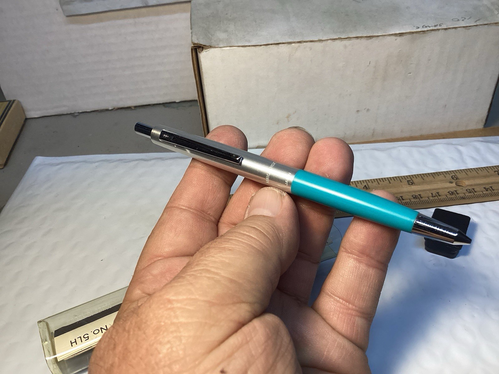 Vintage BEROL Turquoise Mechanical No. 5LH Pencil. IN BOX