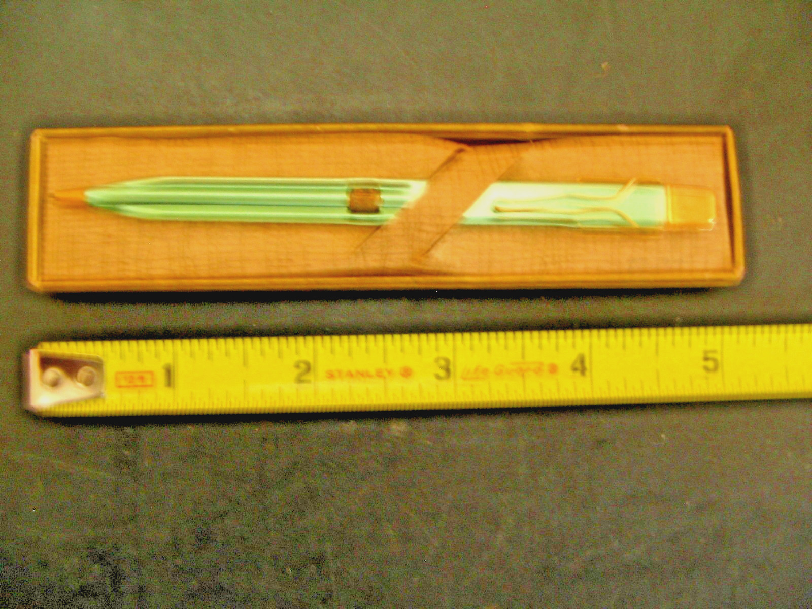 VTG c1950 4.5″ Flat Slencil Mechanical Pencil “Lord is my Shepherd’ N.O.S.+Box