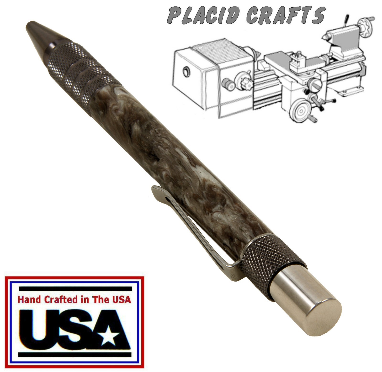 Dura Click .07mm Pencil / Gun Metal Hardware & Rootbeer Float Body / N84