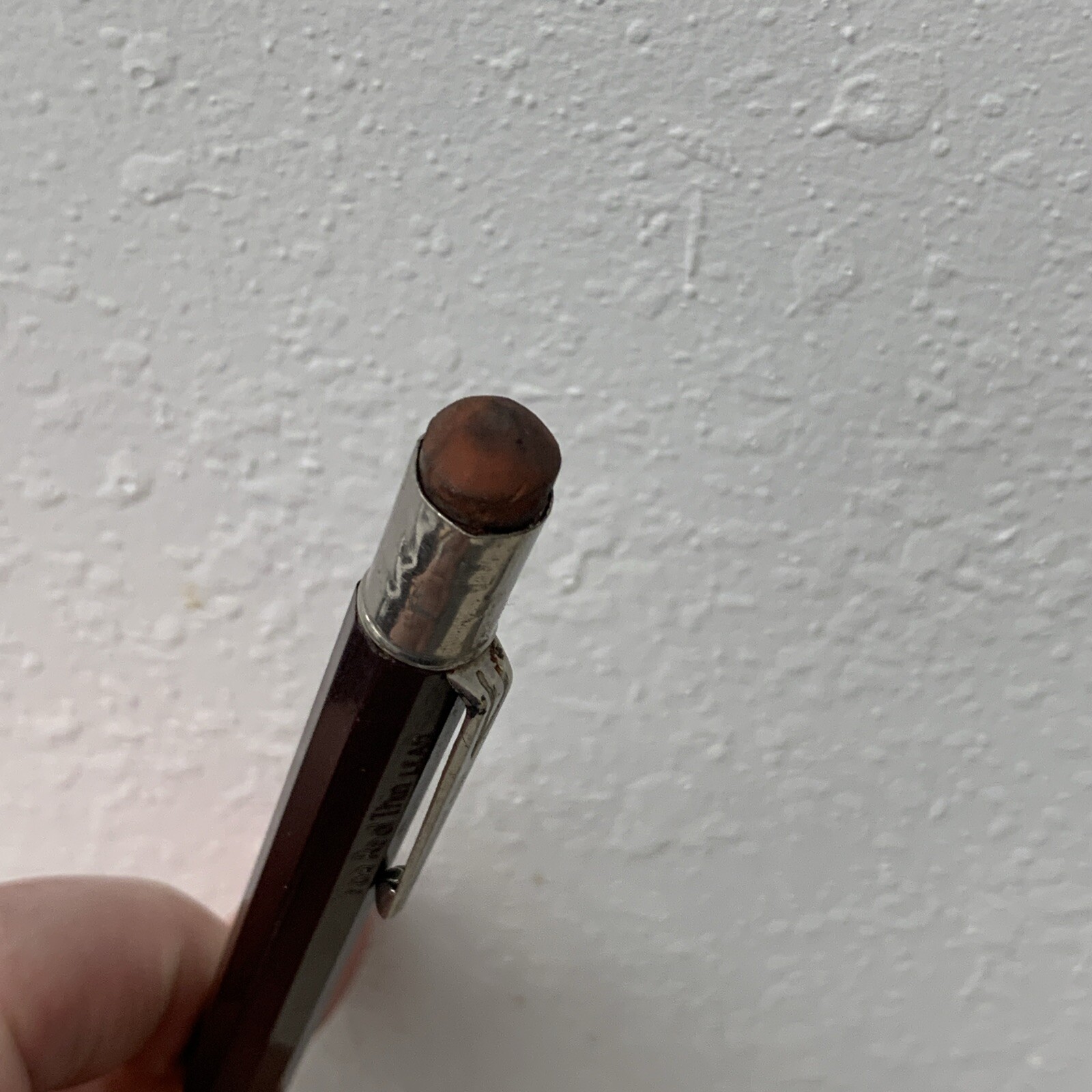Vintage Autopoint Mechanical Pencil Advertising Black Yellow Thin lead