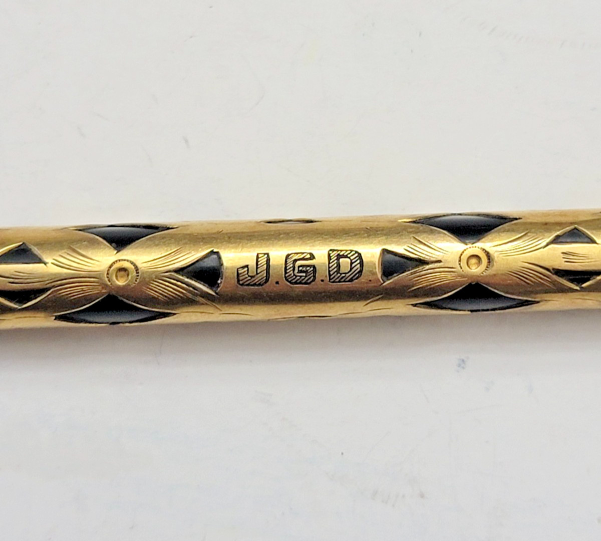 Antique WATERMAN’S gold filled Chatelaine/Short mechanical pencil art deco 1920s