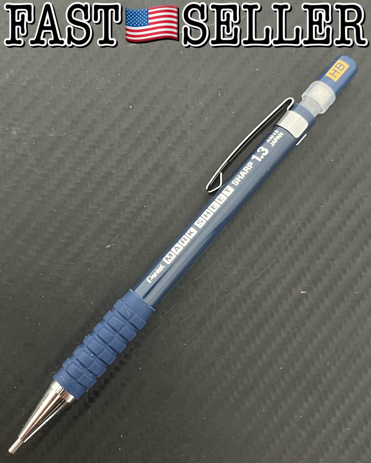 Pentel Mark Sheet Sharp Mechanical Pencil 1.3mm HB, Japan Made #AM13-HB