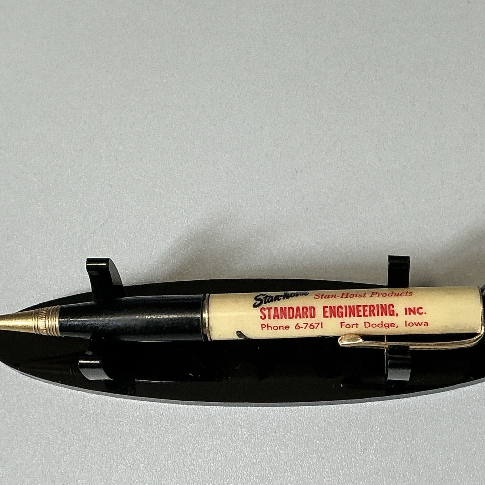 VTG Ritepoint Mech Pencil Standard Engineering Inc Fort Dodge IA 8-Ball Top B133