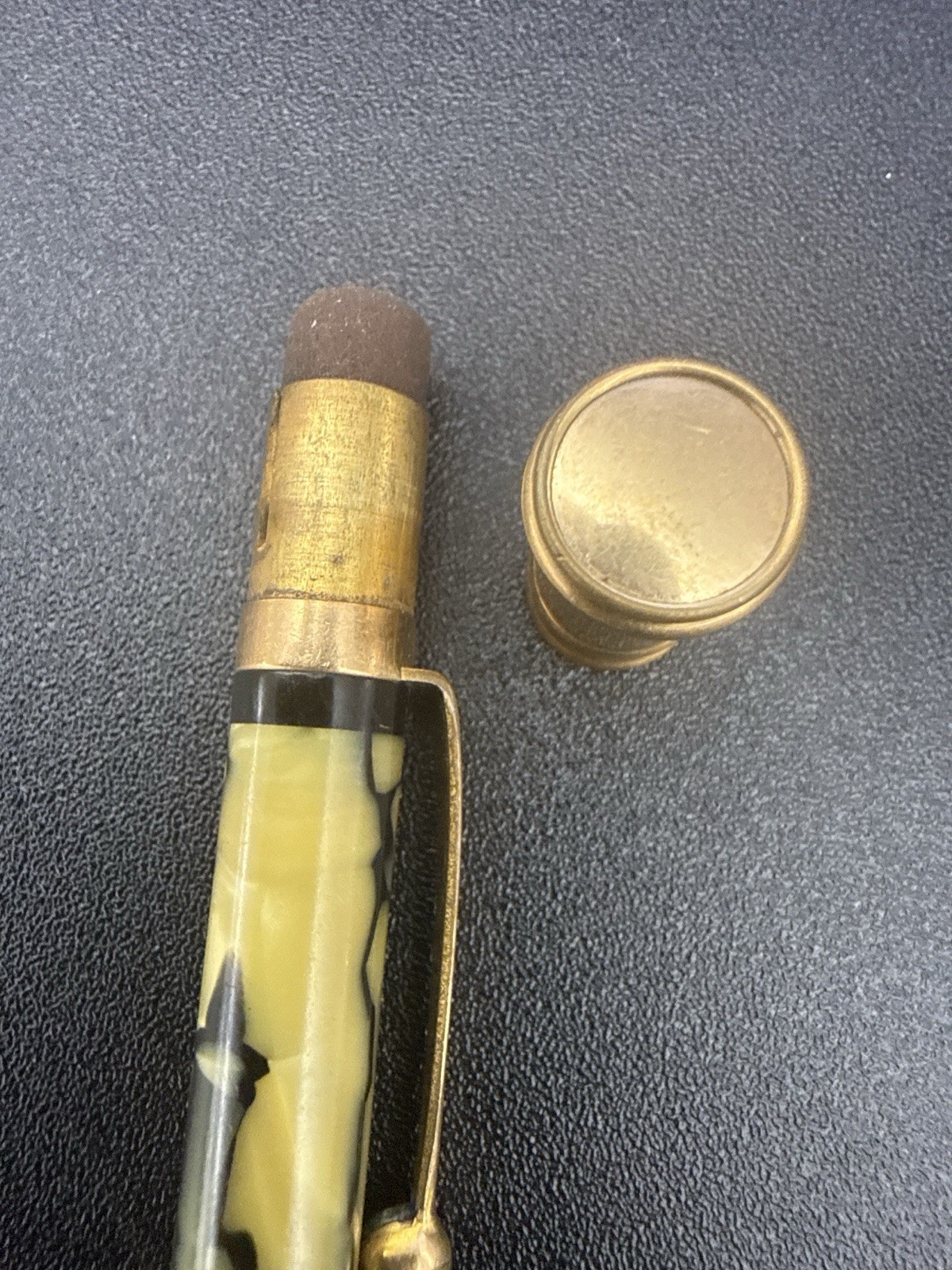 Vintage PARKER DUOFOLD Mechanical Pencil Made in USA Marbled 1920s