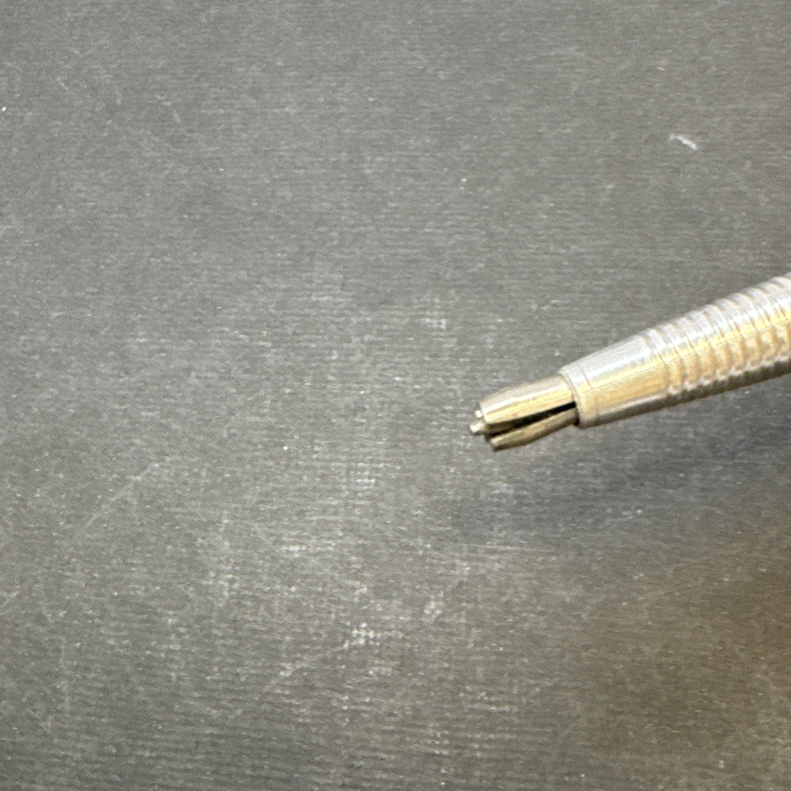 Vintage Eberhard Faber Microtomic 614 Mechanical Pencil Aluminum USA Rare 70’s