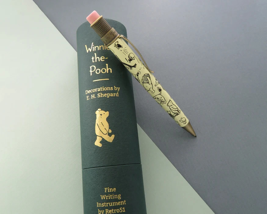 Retro 51 Winnie The Pooh Decorations Mechanical Pencil Brand New In Sealed Tube
