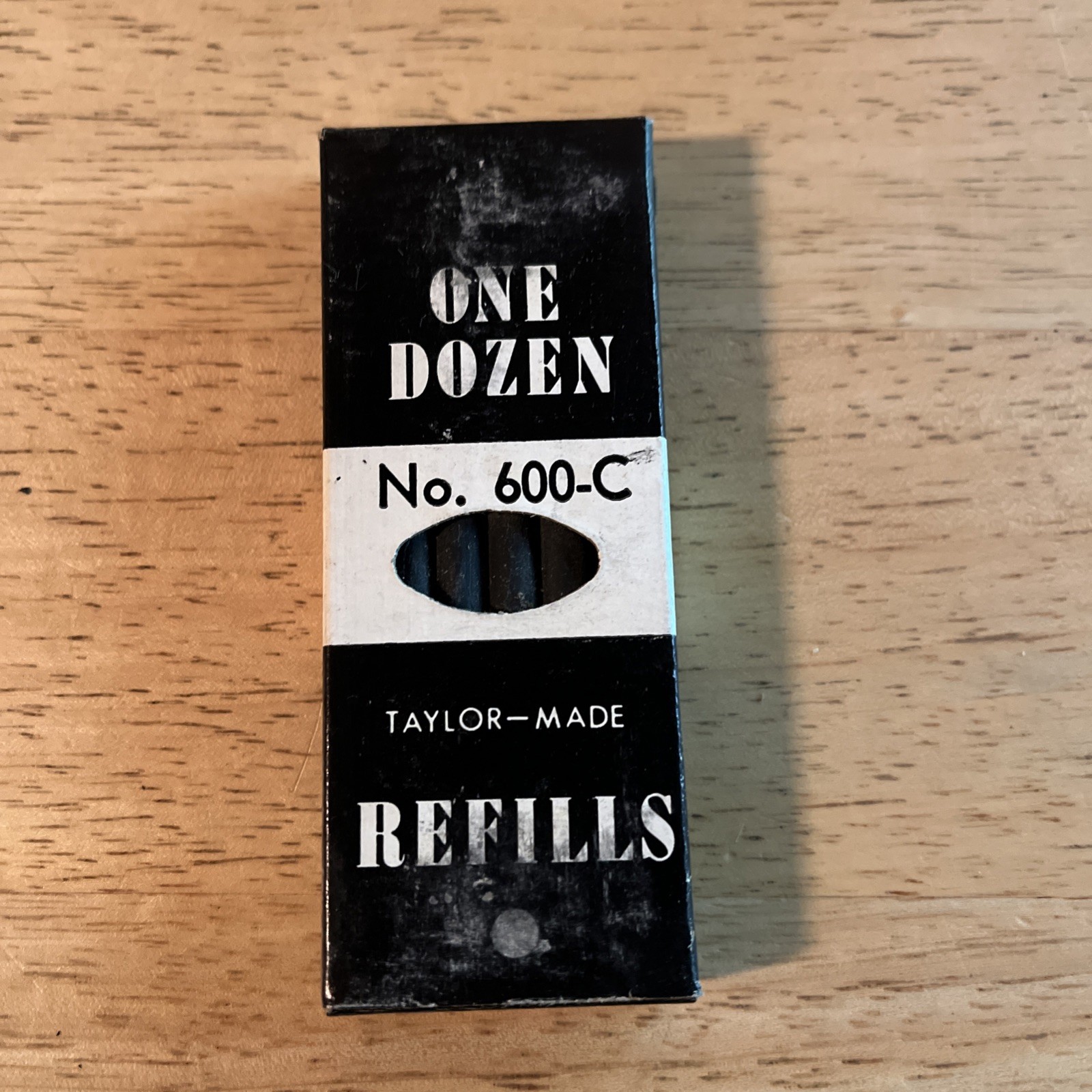 NOS Vintage Taylor Made 8 boxes of 12 leads No. 600-C Black Crayon Marking 🇺🇸