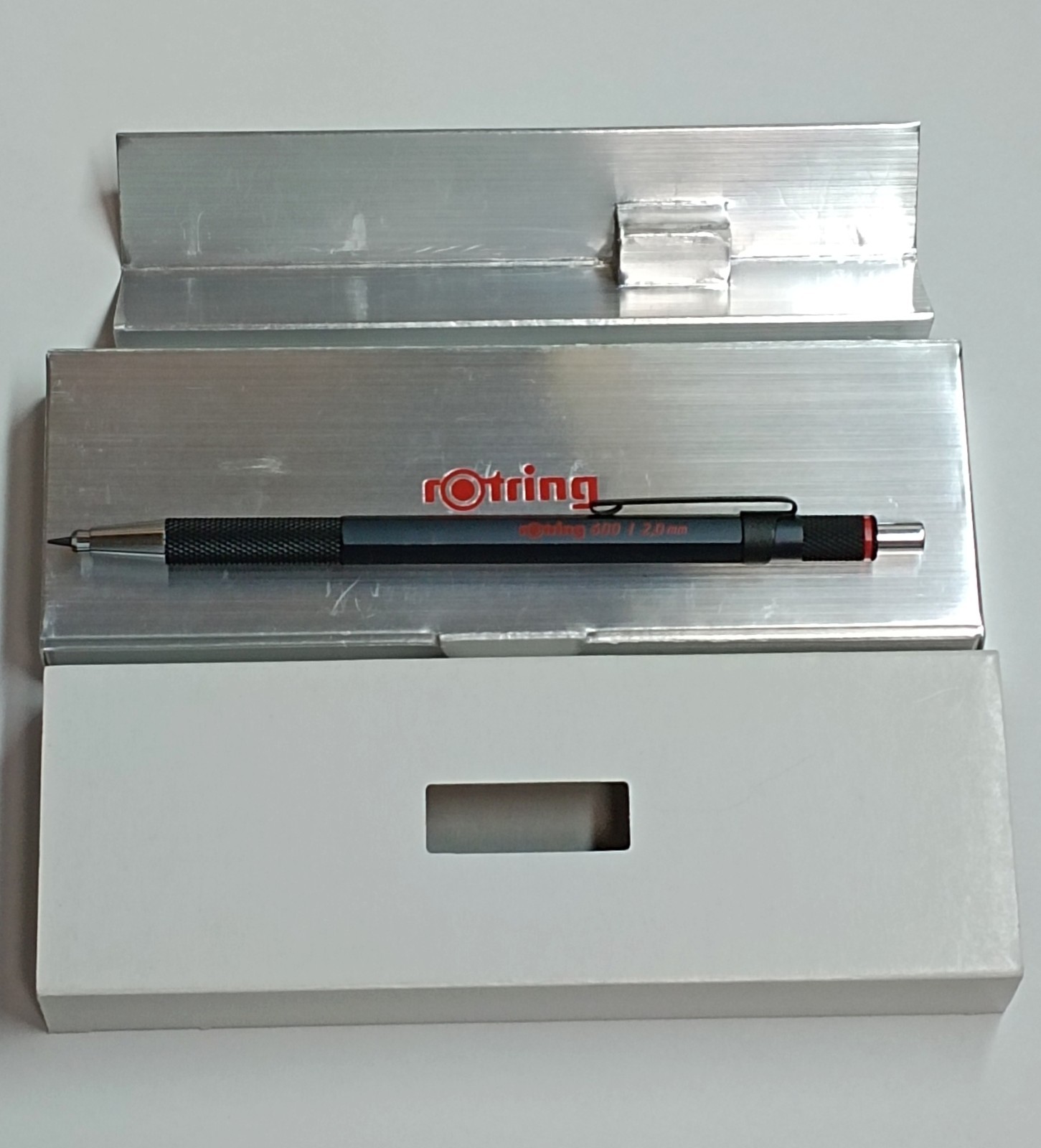 rOtring 600 2.0mm 2mm Black Lead Holder Drafting Pencil with Original Gift Box