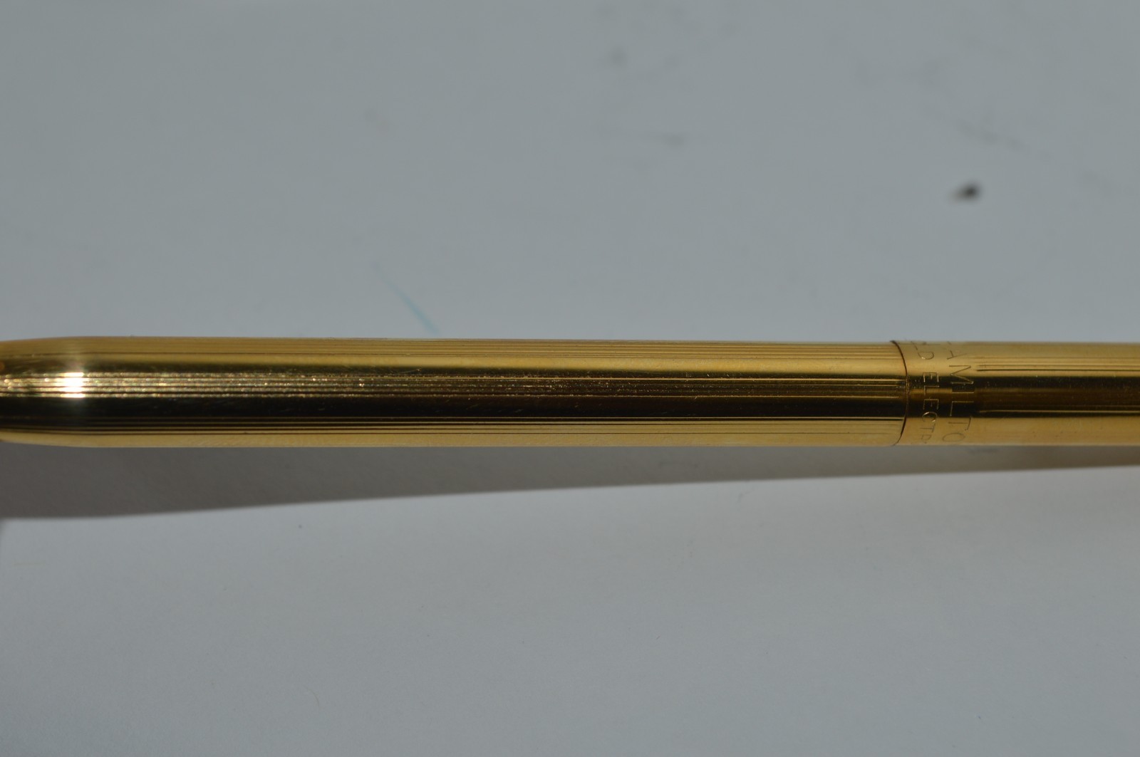 HAMILTON 14k Gold Electroplate Mechanical Pencil 0.9mm Made In USA Circa 1970s