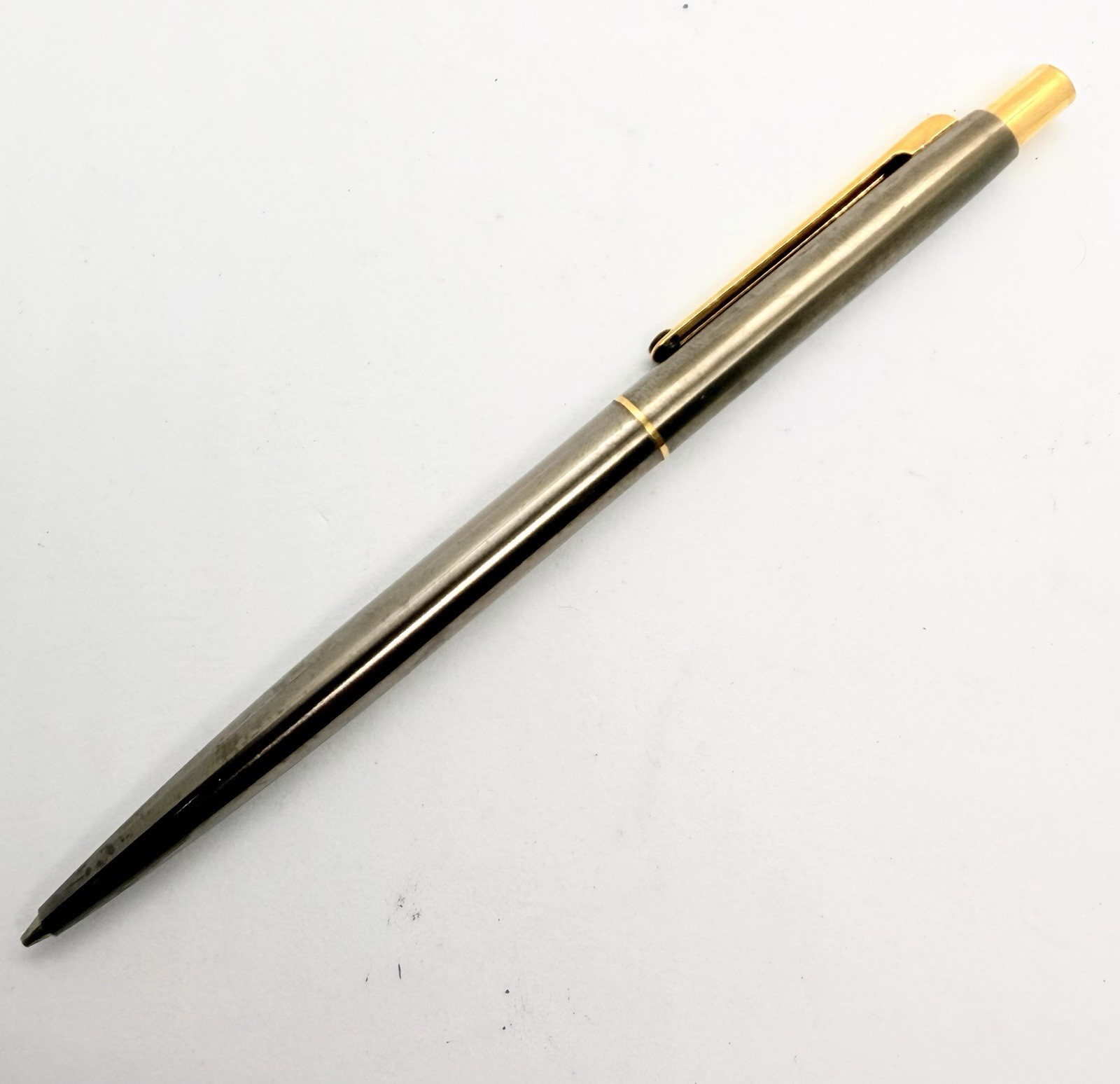 Montblanc Noblesse Titanium Color Mechanical Pencil Metal Gold Trim Functional