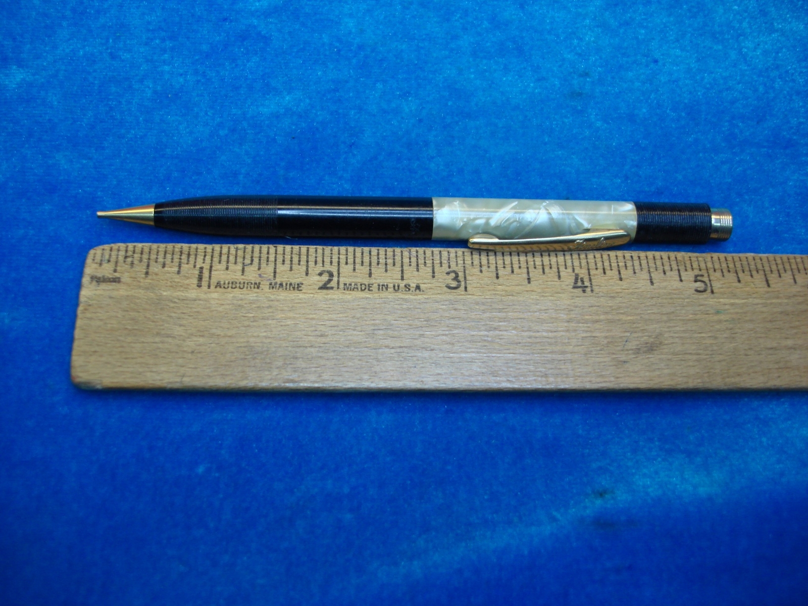 VINTAGE FINELINE by SHEAFFER MECHANICAL PENCIL W/MARBLE TOP – MISSING ERASER