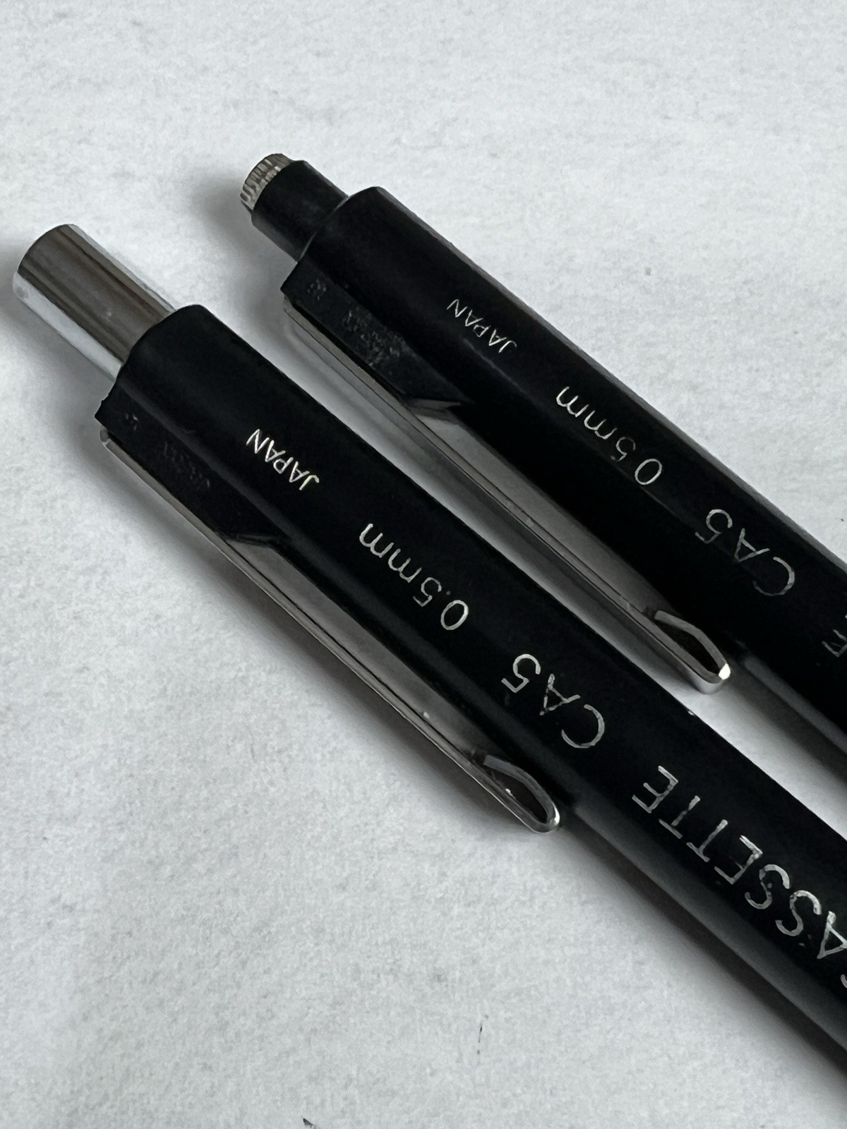 Vintage Berol Cassette CA-7 XL 0.7mm Mechanical Pencil Fine Maroon Barrel Lot 2