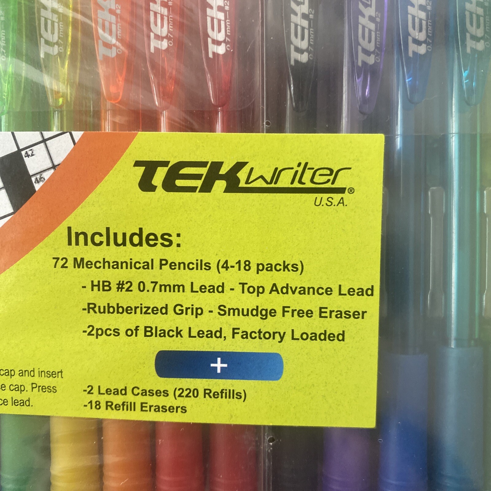 Lead Automatic Mechanical Pencils Erasable Easy Write Colors 9 Color Set 0.7 mm