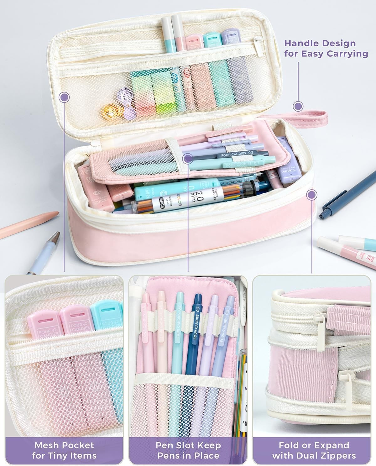 Ultimate 36-Piece Mechanical Pencil Set in Pink | Perfect for Writing & Drawing