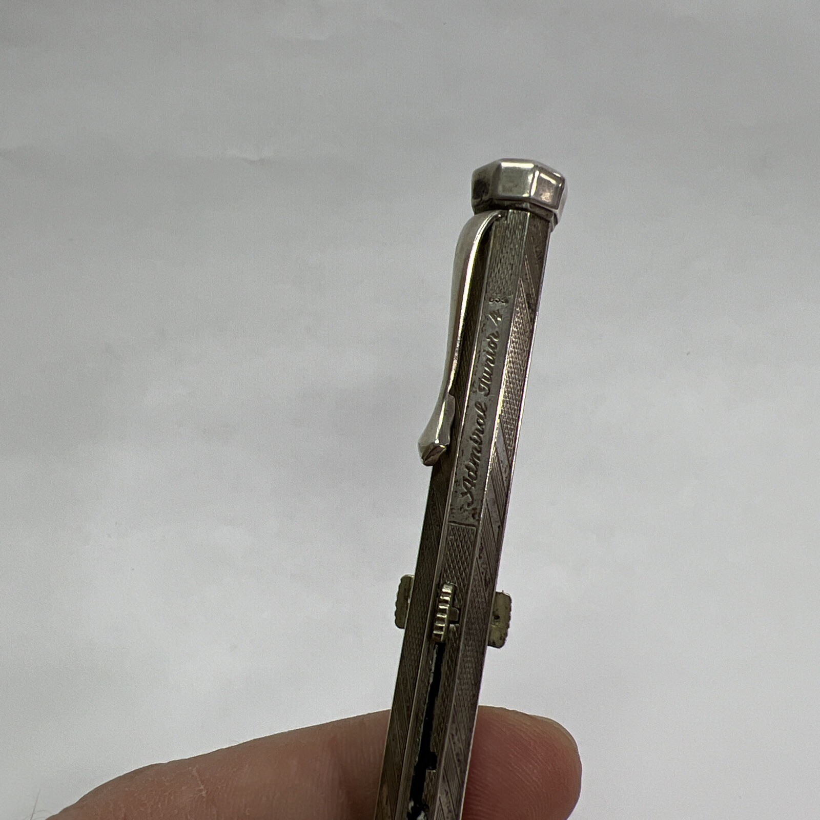 VINTAGE ADMIRAL JUNIOR SOLID SILVER 835 FOUR COLOR MECHANICAL PENCIL