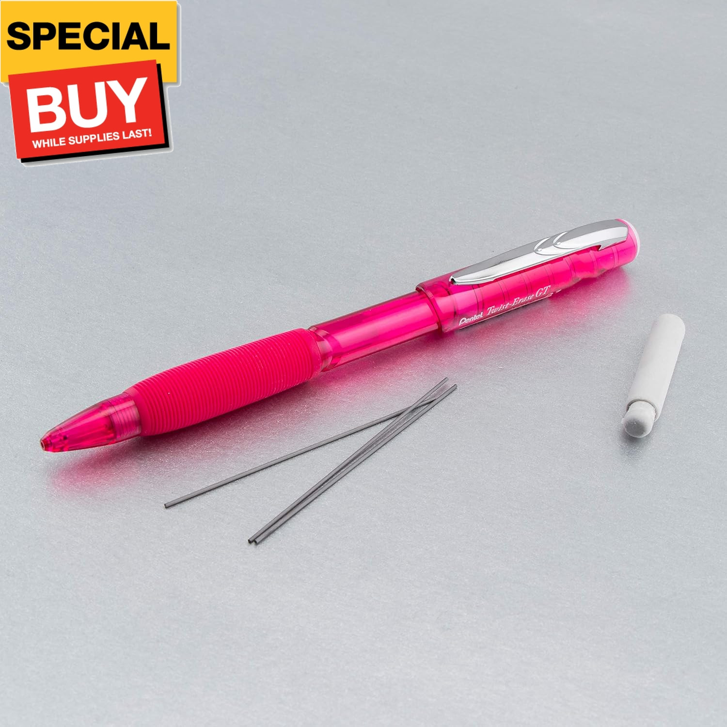 Twist-Erase GT (0.7mm) Mechanical Pencil, Assorted Barrel Colors, Color May Vary