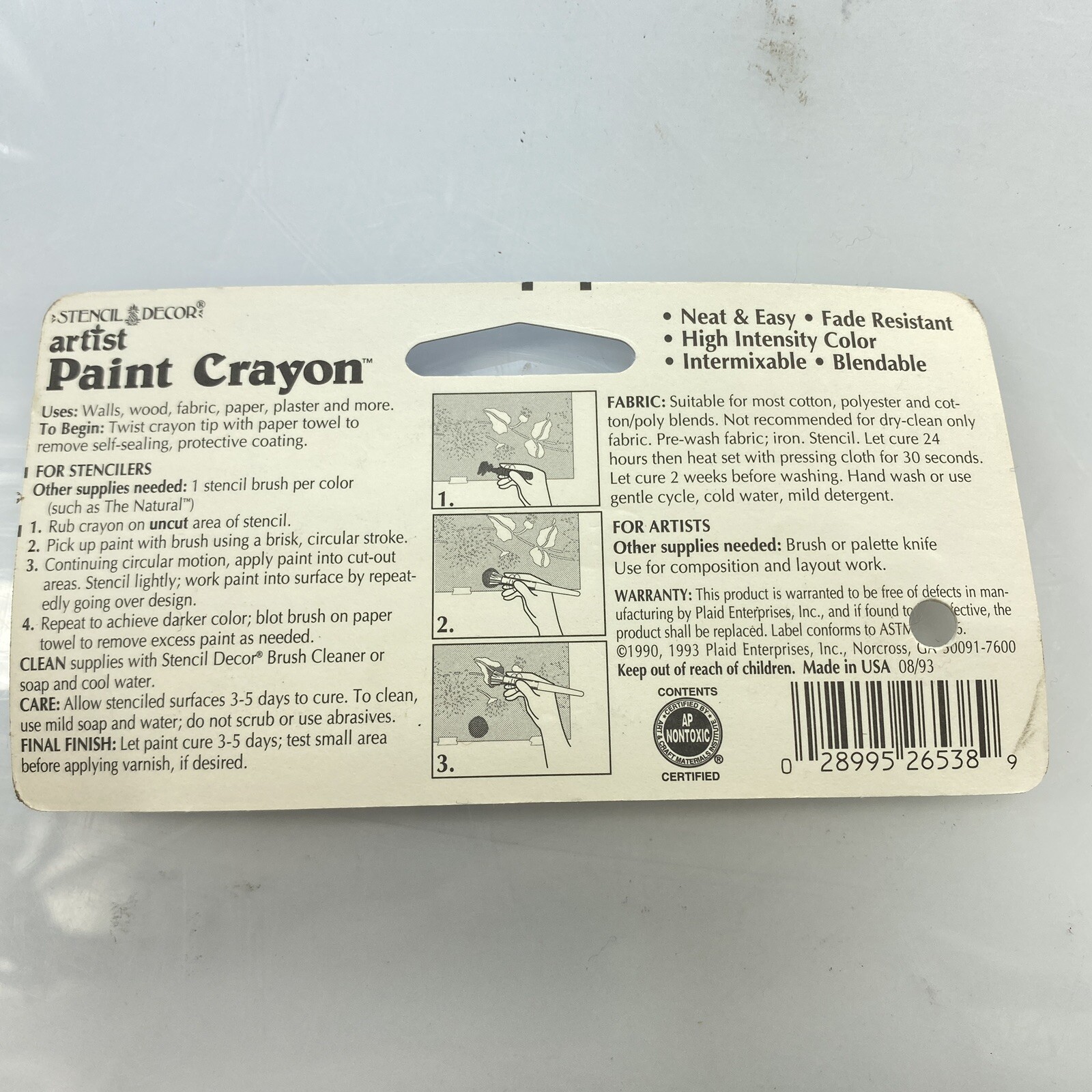 CRAYON Vintage Pencil Truffles Brown 26538 Made in USA 1993 NEW